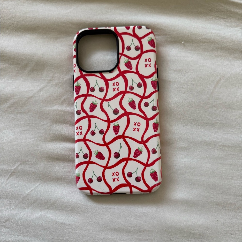 Strawberry and Cherry Pattern Phone Case